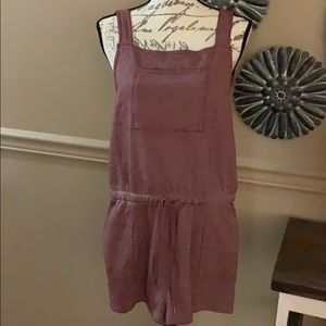 Pink Rose Ladies Sleeveless Romper